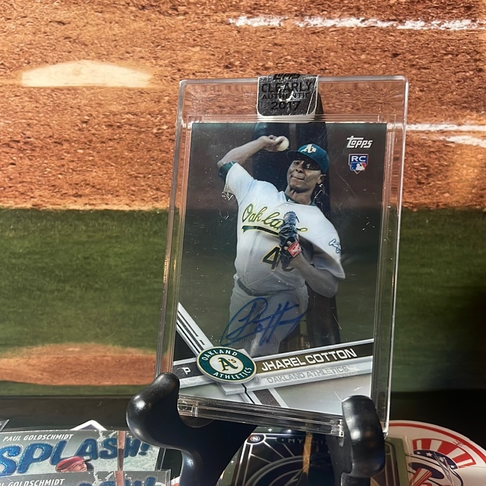 2017 Topps Clearly Authentic- SEALED- Jharel Cotton CAAU-JC